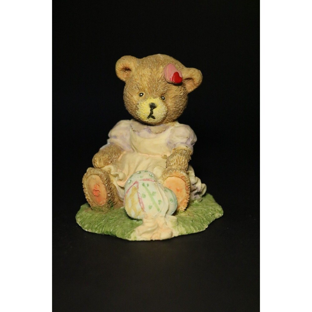 Easter Bear Vintage Figurine